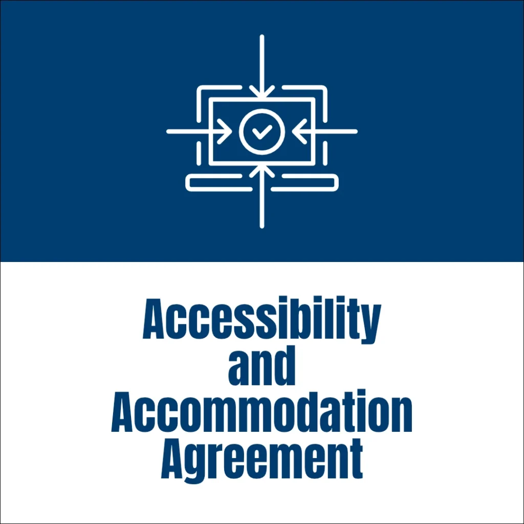 pharo non-profit resource - Accessibility and Accommodation Agreement