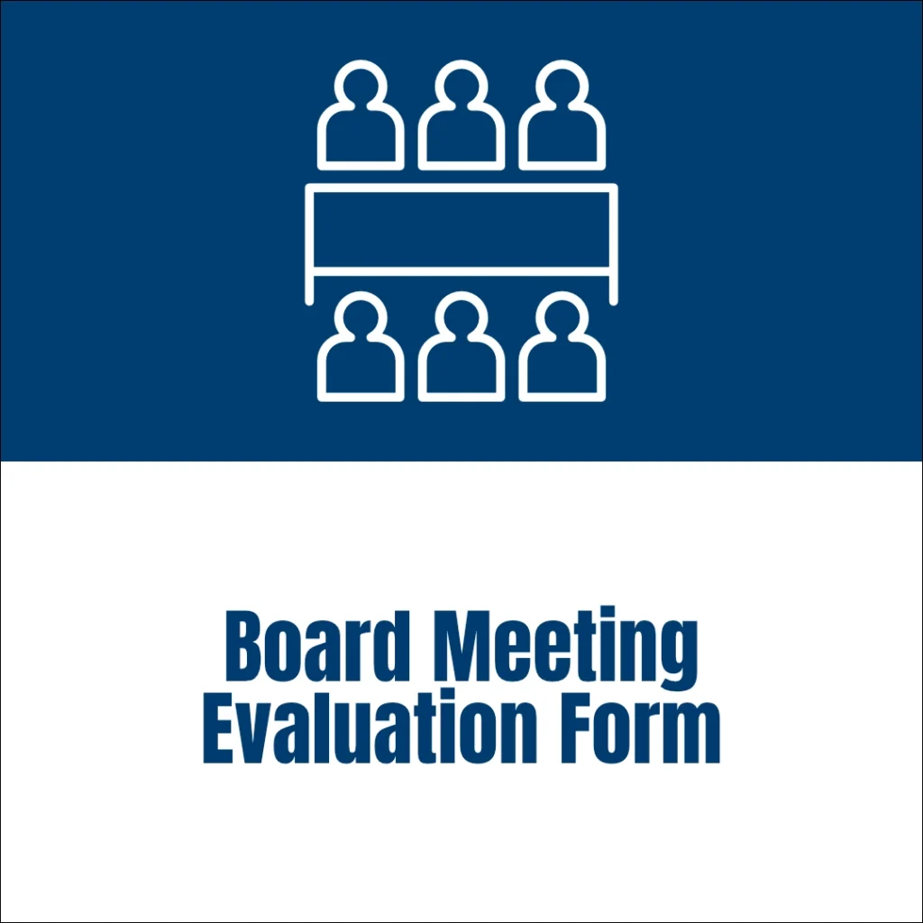 pharo non-profit resource - Board Meeting Evaluation Form - v3 - 1080px