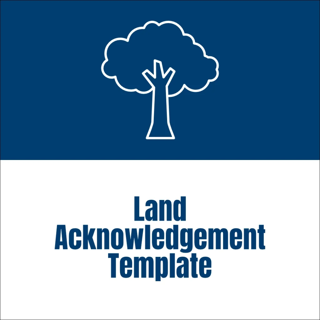 pharo non-profit resource - Land Acknowledgement Template