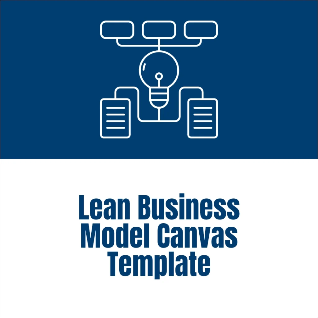 pharo non-profit resource - Lean Business Model Canvas Template - v3 - 1080px