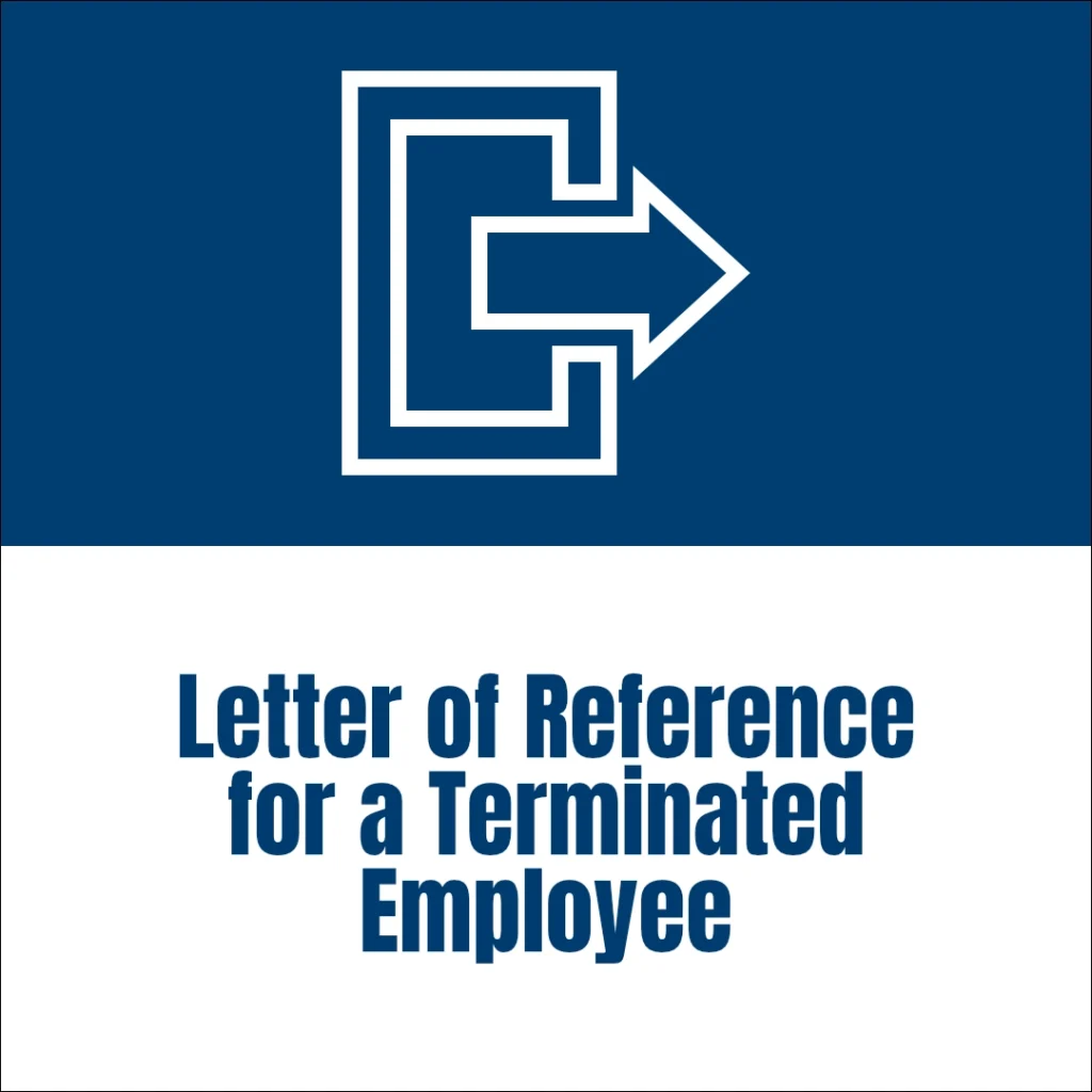 pharo non-profit resource - Letter of Reference for a Terminated Employee - v3 - 1080px