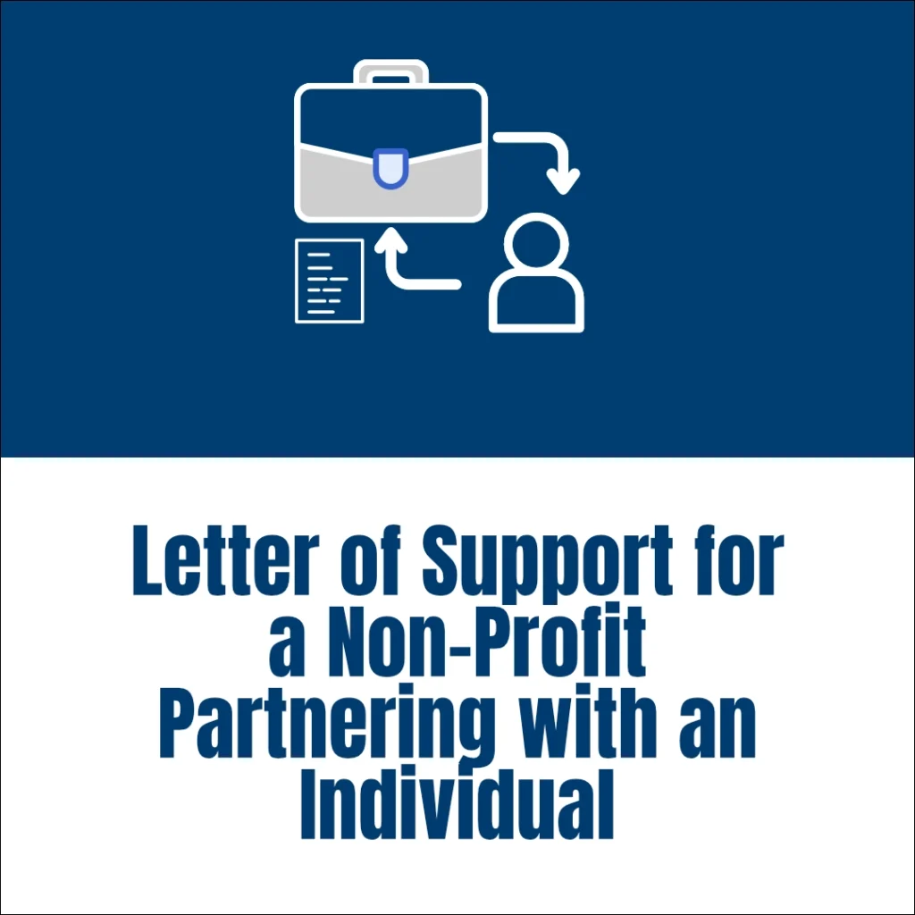 pharo non-profit resource - Letter of Support for a Non-Profit Partnering with an Individual - v3 - 1080px