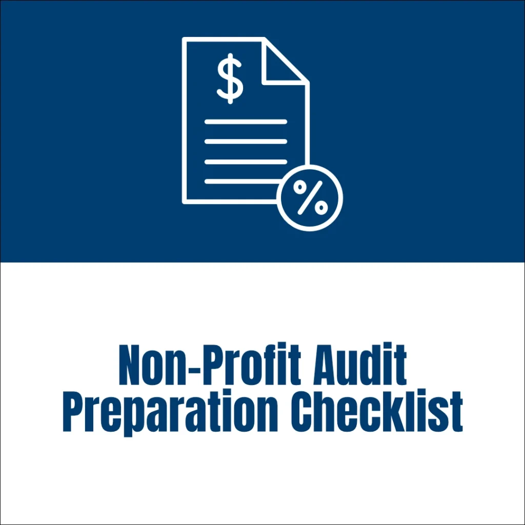 pharo non-profit resource - Non-Profit Audit Preparation Checklist