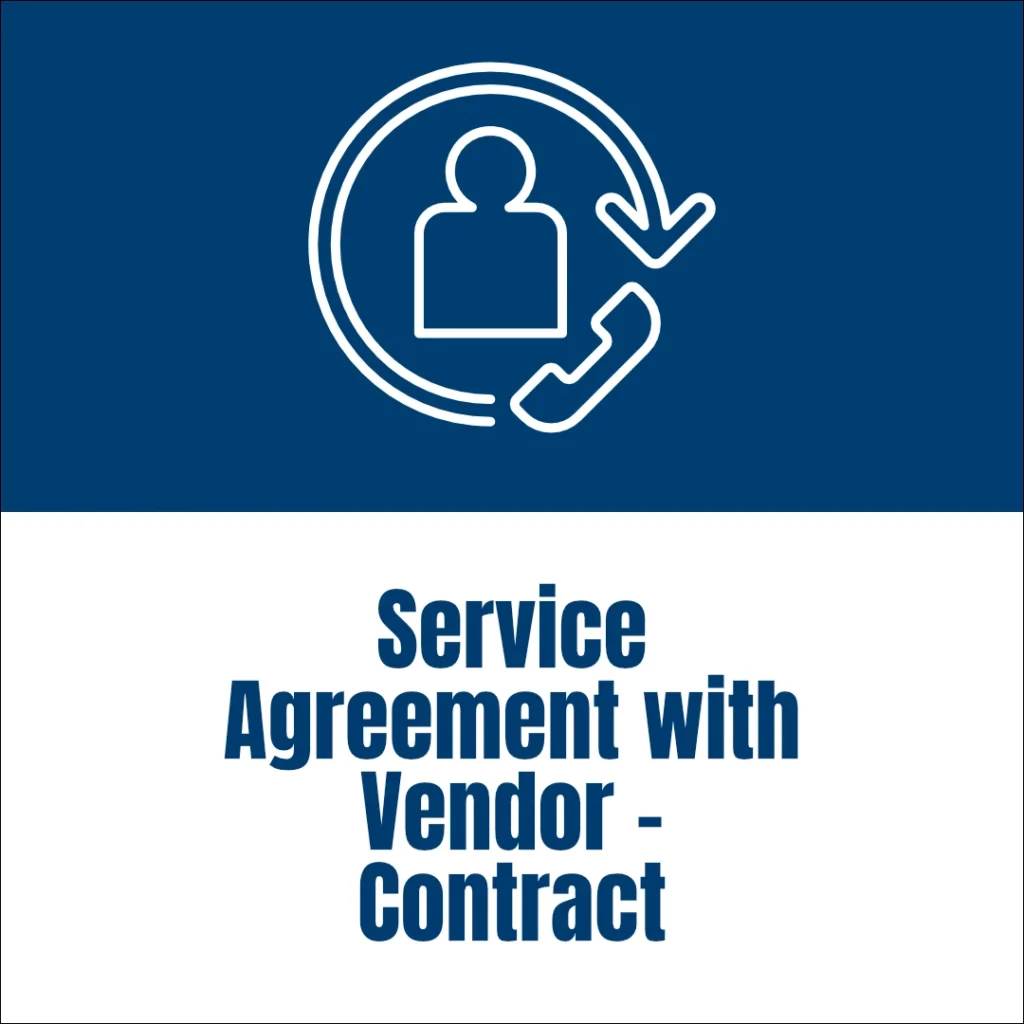 pharo non-profit resource - Service Agreement with Vendor – Contract - v3 - 1080px