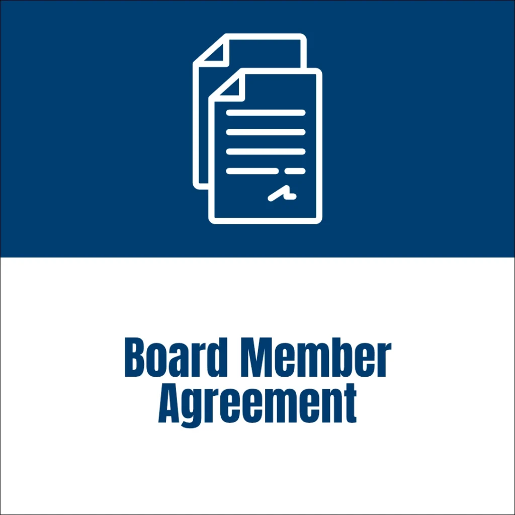 pharo non-profit resource - board member agreement or contract