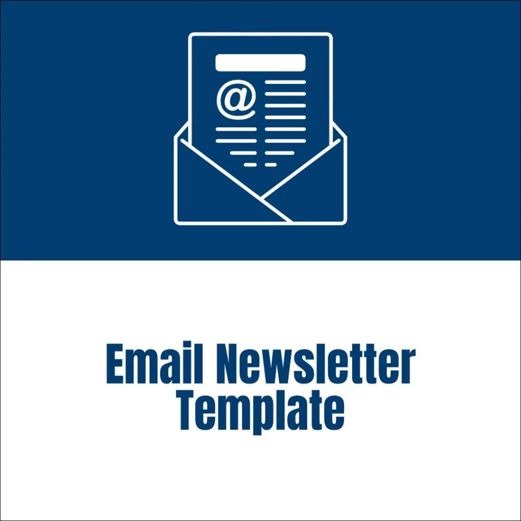 pharo non-profit resource - email newsletter template