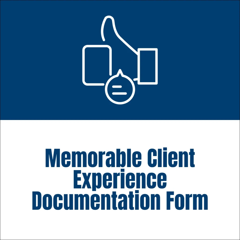 pharo non-profit resource - Memorable Client Experience Documentation Form - v3 - 1080px